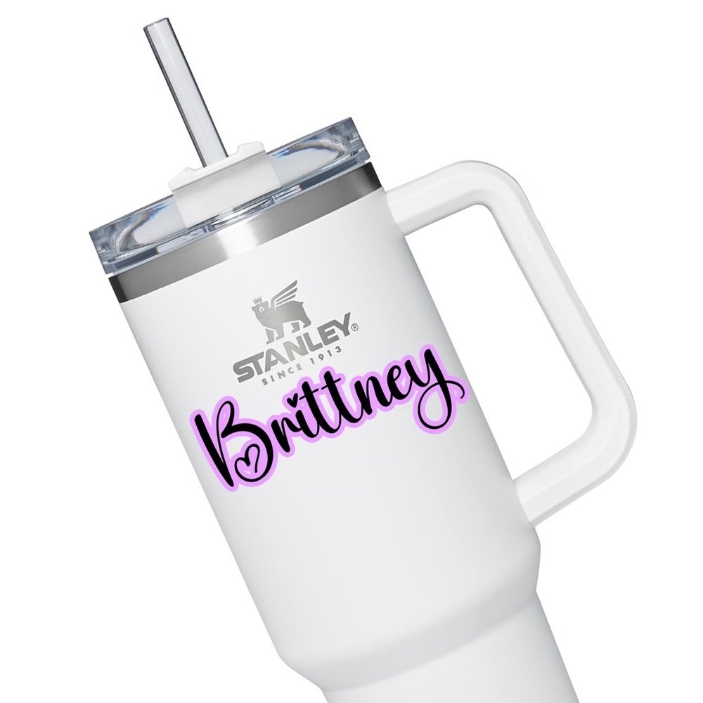 Custom Name Tumbler Sticker – Waterproof Vinyl Decal – Handmade - Picture 5 of 9